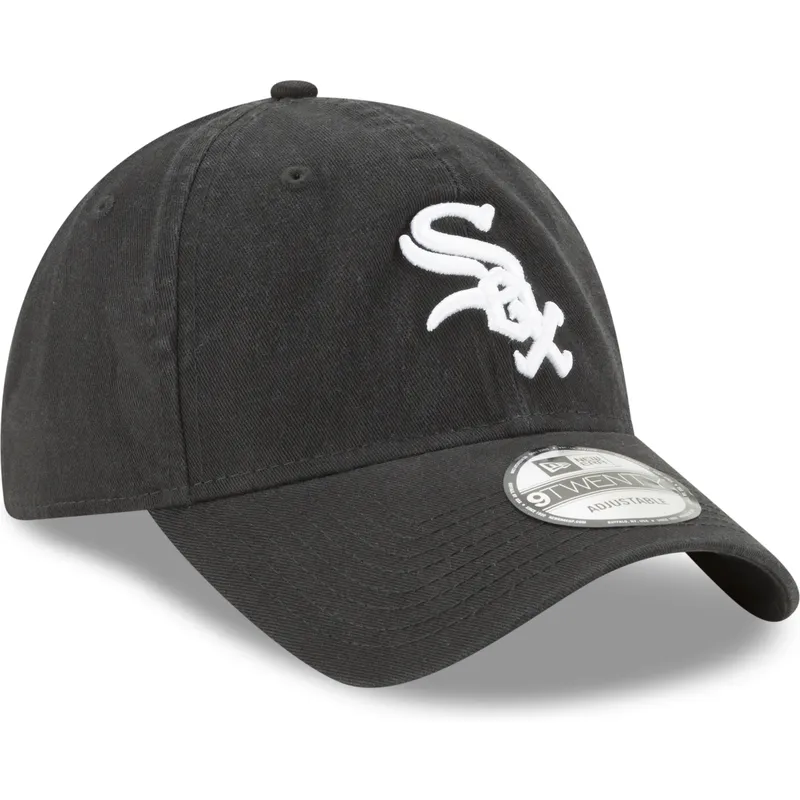 chicago-white-sox-mlb-new-era-9twenty-core-classic-justerbar-sort-buet-kasket