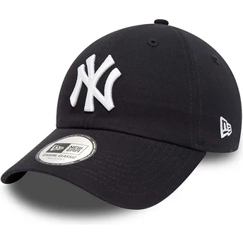 Marineblaue verstellbare Curved Cap 9TWENTY League Essential der New York Yankees MLB von New Era