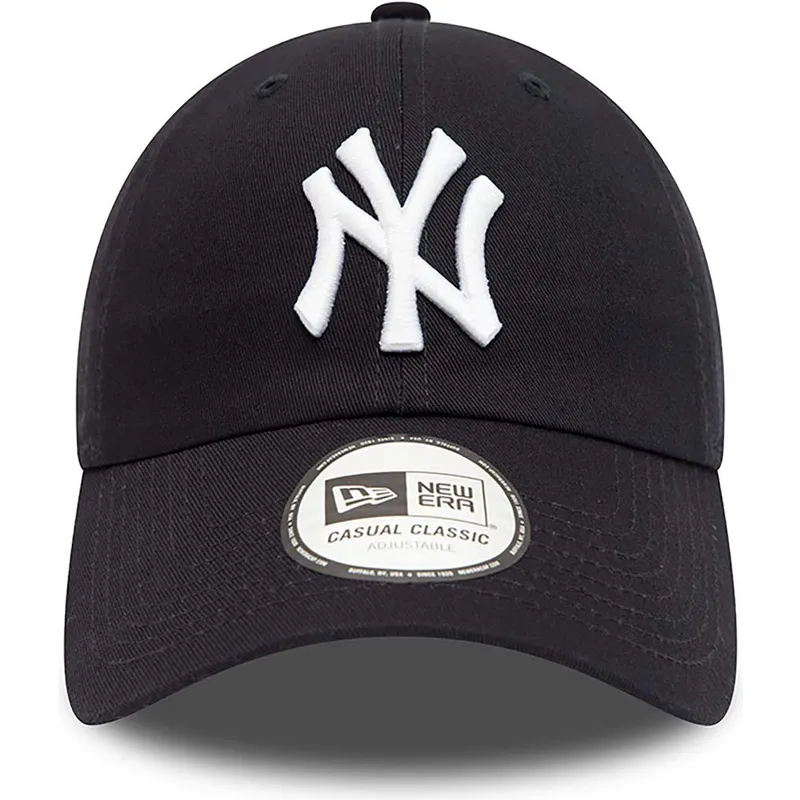 justerbar-morkebla-9twenty-league-essential-kasket-fra-new-york-yankees-mlb-fra-new-era
