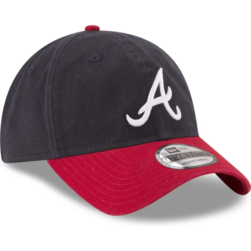 atlanta-braves-mlb-9twenty-core-classic-justerbar-marinbla-och-rod-bojd-keps-fran-new-era