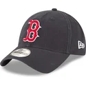 justerbar-morkebla-buet-kasket-9twenty-core-classic-boston-red-sox-mlb-fra-new-era