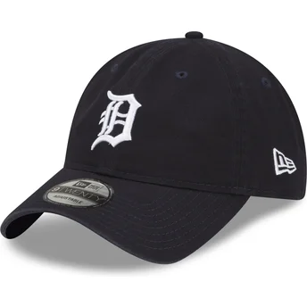 Marinblå böjd keps justerbar 9TWENTY Core Classic från Detroit Tigers MLB av New Era