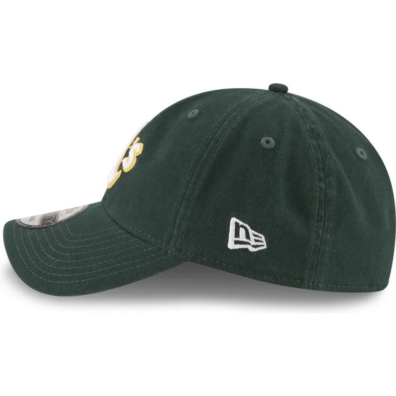 zielona-regulowana-czapka-z-daszkiem-9twenty-core-classic-oakland-athletics-mlb-od-new-era