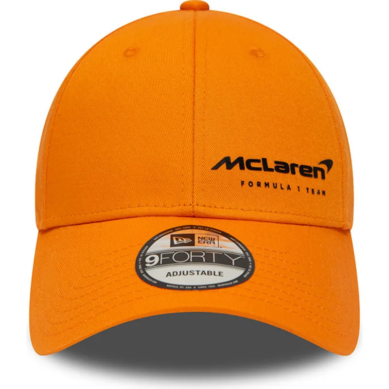 cappellino-visiera-curva-arancione-snapback-9forty-flawless-di-mclaren-racing-formula-1-di-new-era