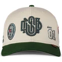 cappellino-curvo-beige-e-verde-regolabile-anniversary-truefit-di-djinns