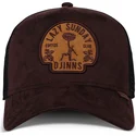 cappellino-trucker-marrone-e-nero-lazy-classic-hft-di-djinns