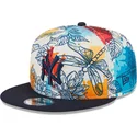 cappellino-snapback-multicolore-9fifty-spring-dei-new-york-yankees-mlb-di-new-era