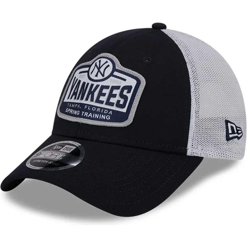 cappelli-curva-blu-marino-snapback-9forty-stretch-snap-tab-dei-new-york-yankees-mlb-di-new-era