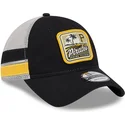 schwarz-weisse-trucker-kappe-9twenty-stripe-der-pittsburgh-pirates-mlb-von-new-era