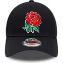 cappellino-curvo-blu-navy-regolabile-9fort-core-di-england-rugby-rfu-di-new-era