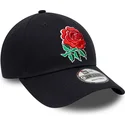 verstellbare-dunkelblaue-9fort-core-kappe-england-rugby-rfu-von-new-era