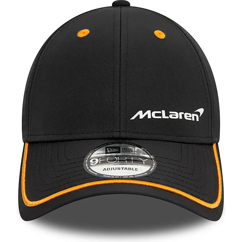 cappelli-curva-nero-cinghia-regolabile-9forty-contrast-piping-dei-mclaren-racing-formula-1-di-new-era cappelli-curva-nero-cinghia-regolabile-9forty-contrast-piping-dei-mclaren-racing-formula-1-di-new-era