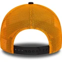 cappellino-trucker-nero-e-arancione-9forty-a-frame-patch-front-di-mclaren-racing-formula-1-di-new-era