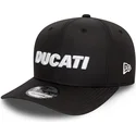 mutzen-gebogen-schwarz-snapback-9fifty-ripstop-der-ducati-motor-motogp-von-new-era