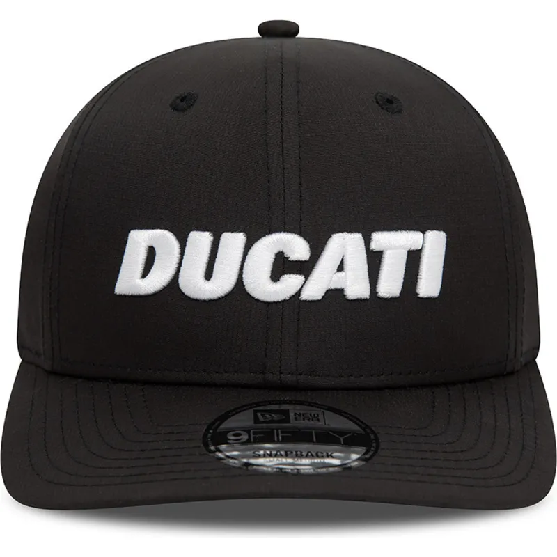mutzen-gebogen-schwarz-snapback-9fifty-ripstop-der-ducati-motor-motogp-von-new-era