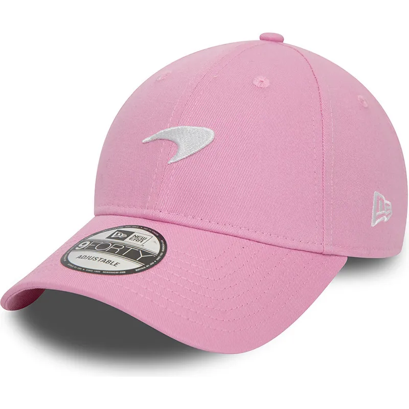 mutzen-gebogen-rosa-verstellbares-band-9forty-seasonal-der-mclaren-racing-formula-1-von-new-era