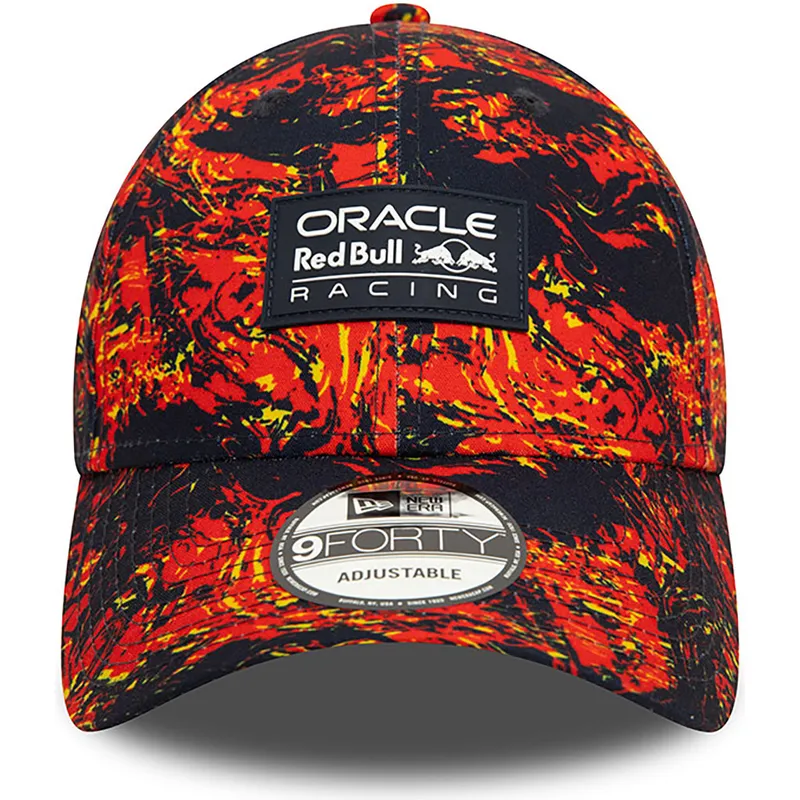 cappelli-curva-rosso-cinghia-regolabile-9forty-all-over-print-dei-red-bull-racing-formula-1-di-new-era
