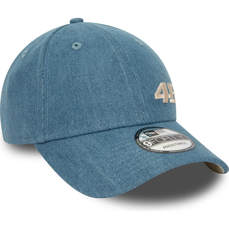 mutzen-gebogen-blau-snapback-9forty-denim-der-valentino-rossi-vr46-motogp-von-new-era