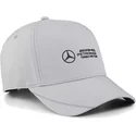 cappellino-curvo-grigio-snapback-bb-di-mercedes-formula-1-di-puma