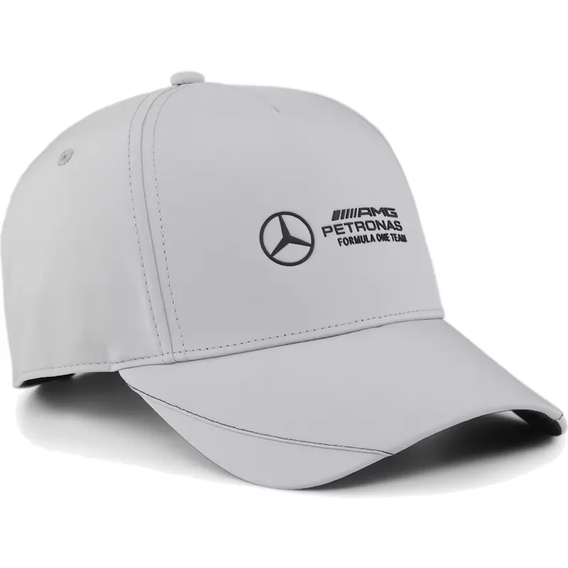 cappellino-curvo-grigio-snapback-bb-di-mercedes-formula-1-di-puma