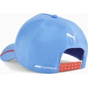 puma-formel-1-bb-pro-blaue-snapback-cap-mit-gebogenem-schirm