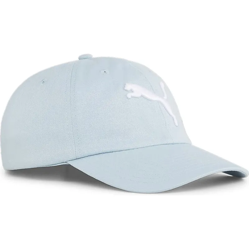verstellbare-hellblaue-essentials-cat-logo-bb-kappe-von-puma