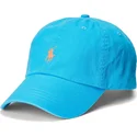 cappellino-curvo-blu-regolabile-con-logo-arancione-cotton-chino-classic-sport-di-polo-ralph-lauren
