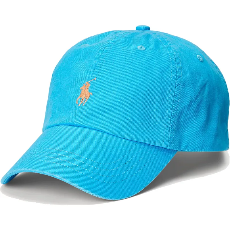 cappelli-curva-blu-cinghia-regolabile-di-polo-ralph-lauren
