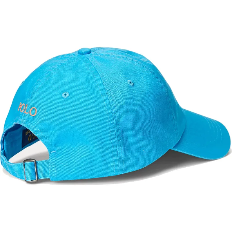 cappelli-curva-blu-cinghia-regolabile-di-polo-ralph-lauren