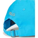 blaue-verstellbare-kappe-mit-gebogenem-schirm-und-orangefarbenem-logo-cotton-chino-classic-sport-von-polo-ralph-lauren