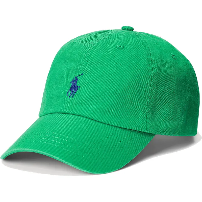 cappelli-curva-verde-cinghia-regolabile-di-polo-ralph-lauren