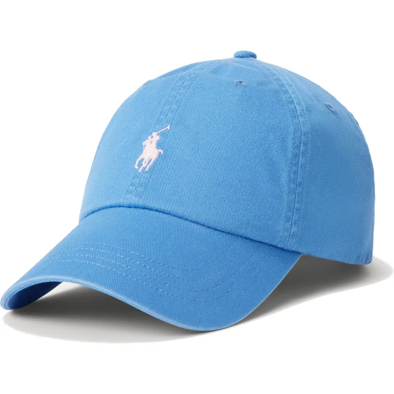 cappelli-curva-blu-cinghia-regolabile-di-polo-ralph-lauren
