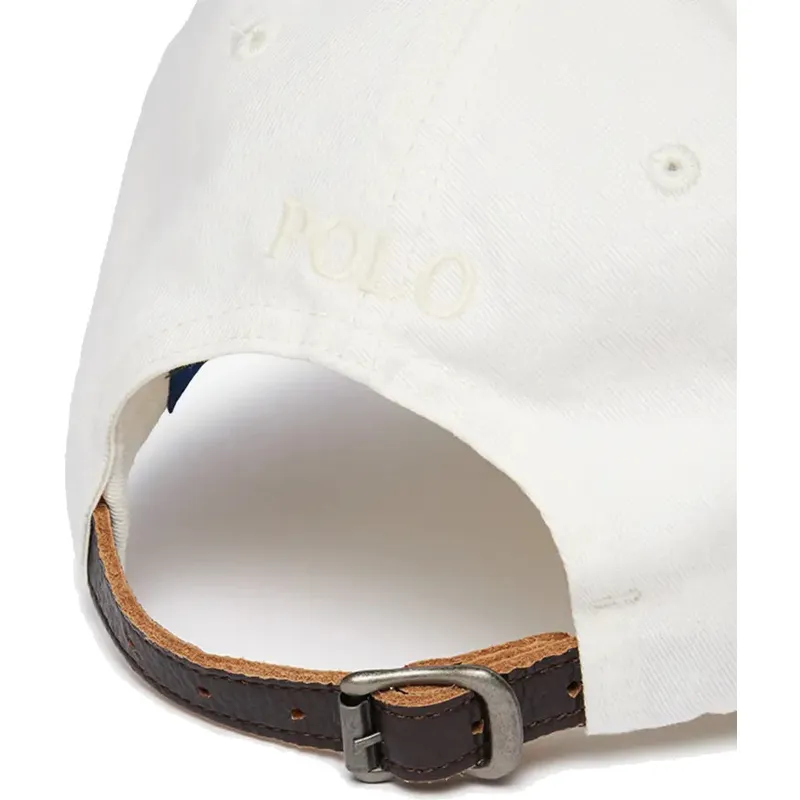 cappelli-curva-beige-cinghia-regolabile-di-polo-ralph-lauren