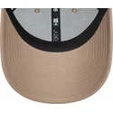 cappellino-curvo-marrone-chiaro-regolabile-9forty-essential-di-new-era