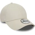 cappellino-curvo-beige-regolabile-9forty-essential-di-new-era