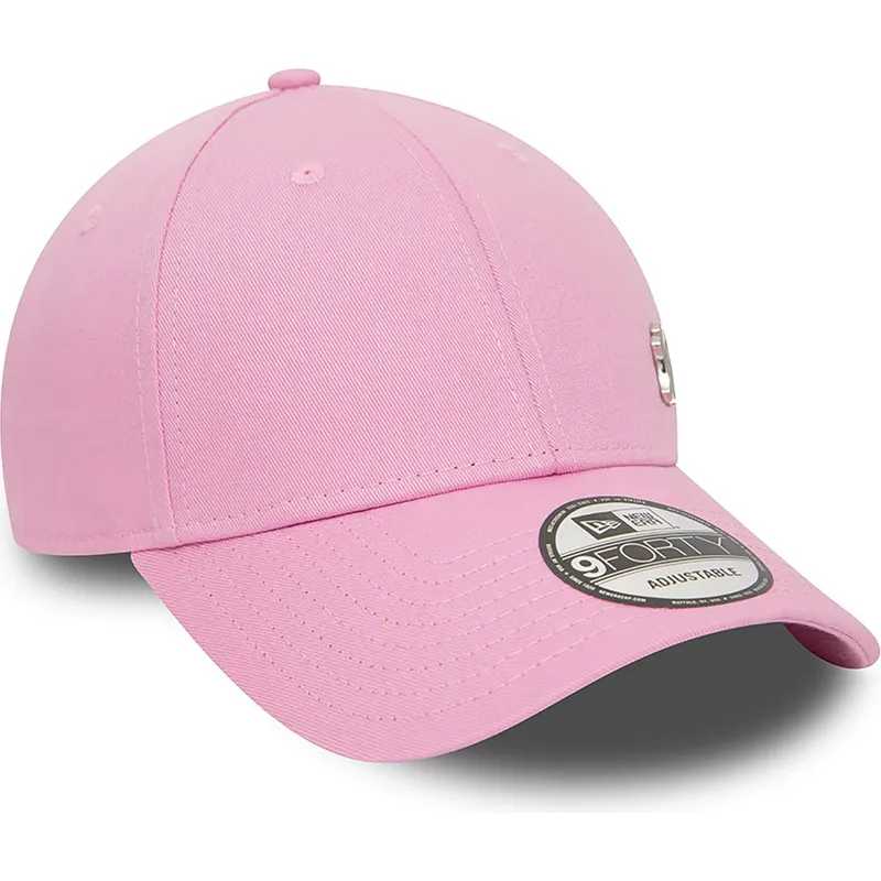 mutzen-gebogen-rosa-snapback-9forty-flawless-der-new-york-yankees-mlb-von-new-era