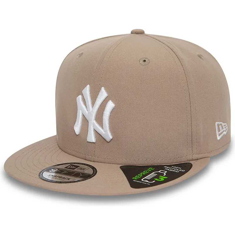 cappelli-piatta-marrone-snapback-9fifty-repreve-dei-new-york-yankees-mlb-di-new-era