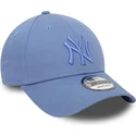 cappellino-curvo-blu-regolabile-con-logo-blu-9forty-league-essential-dei-new-york-yankees-mlb-di-new-era