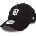 cappellino-nero-regolabile-con-visiera-curva-9forty-league-essential-dei-detroit-tigers-mlb-di-new-era
