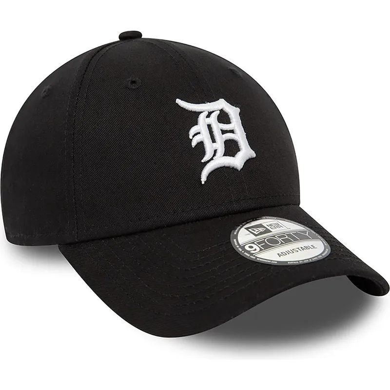 schwarze-verstellbare-9forty-league-essential-kappe-der-detroit-tigers-mlb-von-new-era