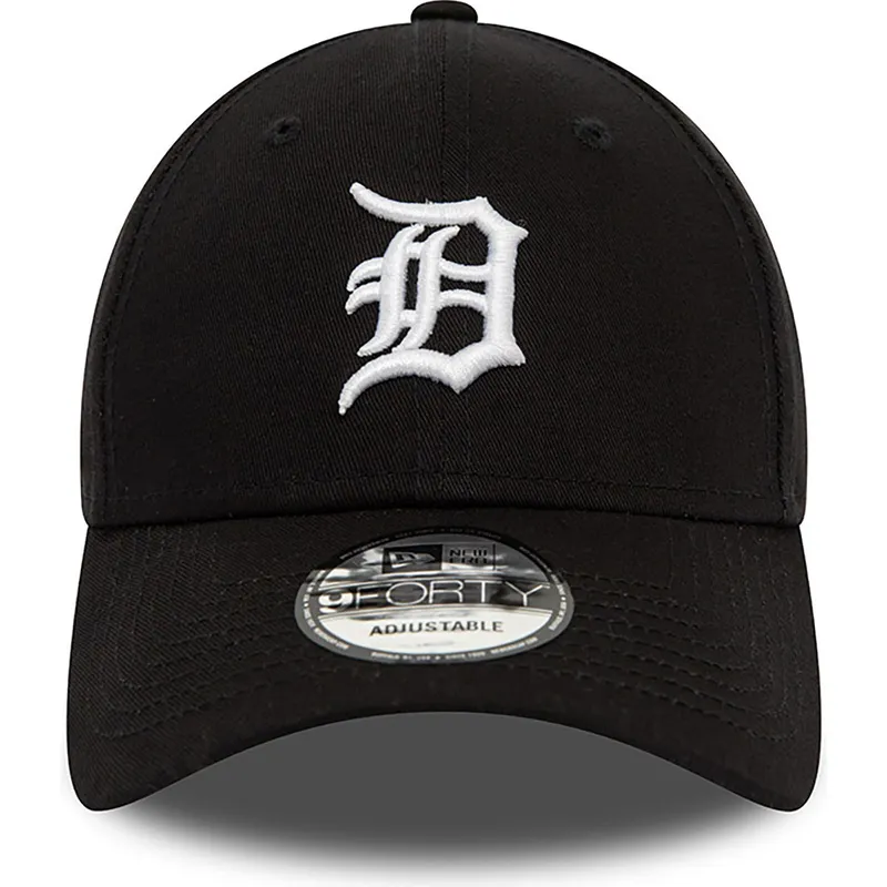 cappellino-curvo-nero-regolabile-9forty-league-essential-dei-detroit-tigers-mlb-di-new-era