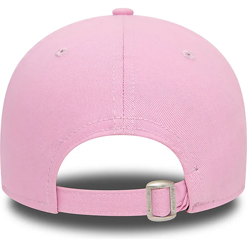 cappelli-curva-rosa-cinghia-regolabile-9forty-league-essential-dei-new-york-yankees-mlb-di-new-era