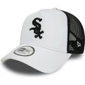 new-era-a-frame-league-essential-chicago-white-sox-mlb-white-and-black-trucker-hat