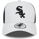cappellino-trucker-bianco-e-nero-a-frame-league-essential-dei-chicago-white-sox-mlb-di-new-era