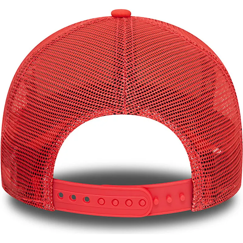 cappelli-curva-rosso-snapback-a-frame-league-essential-dei-new-york-yankees-mlb-di-new-era
