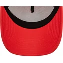 cappello-trucker-rosso-a-frame-league-essential-dei-new-york-yankees-mlb-di-new-era