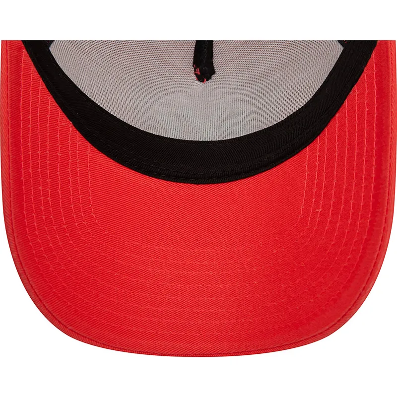 cappelli-curva-rosso-snapback-a-frame-league-essential-dei-new-york-yankees-mlb-di-new-era