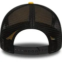 cappellino-trucker-giallo-e-nero-con-logo-nero-a-frame-league-essential-dei-los-angeles-dodgers-mlb-di-new-era