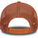 mutzen-gebogen-braun-snapback-a-frame-league-essential-der-los-angeles-dodgers-mlb-von-new-era