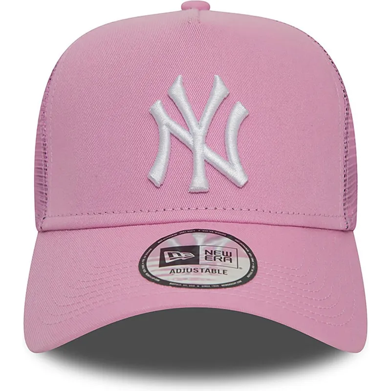cappelli-curva-rosa-snapback-a-frame-league-essential-dei-new-york-yankees-mlb-di-new-era